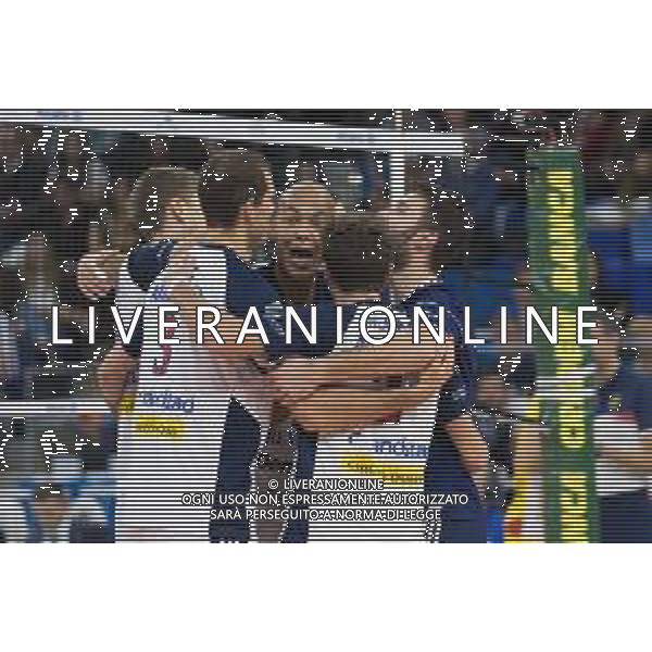 Campionato Italiano di Volley Superlega Serie A 2019/2020 Milano, Italia 20/11/2019 Allianz Milano vs Leo Shoes Modena Nella foto: Allianz Powervolley Milano foto elisa calabrese-alessio marini-ag aldo liverani sas