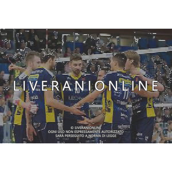 Campionato Italiano di Volley Superlega Serie A 2019/2020 Milano, Italia 20/11/2019 Allianz Milano vs Leo Shoes Modena Nella foto: Leo Shoes Modena foto elisa calabrese-alessio marini-ag aldo liverani sas