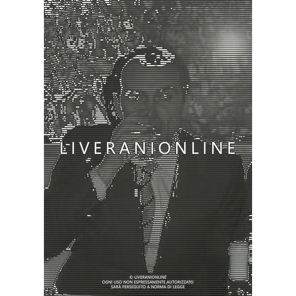 RETROSPETTIVA ERNESTO PELLEGRINI PRESIDENTE FC INTER NELLA FOTO ERNESTO PELLEGRINI NELL\'ANNO 1984 A MILANO ACQUISIZIONE INTER DA IVANOE FRAIZZOLI AG ALDO LIVERANI SAS