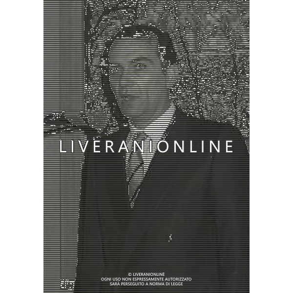 RETROSPETTIVA ERNESTO PELLEGRINI PRESIDENTE FC INTER NELLA FOTO ERNESTO PELLEGRINI NELL\'ANNO 1984 A MILANO ACQUISIZIONE INTER DA IVANOE FRAIZZOLI AG ALDO LIVERANI SAS