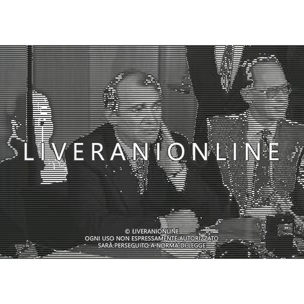 RETROSPETTIVA ERNESTO PELLEGRINI PRESIDENTE FC INTER NELLA FOTO ERNESTO PELLEGRINI NELL\'ANNO 1990  AG ALDO LIVERANI SAS 