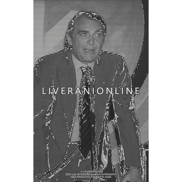 RETROSPETTIVA ERNESTO PELLEGRINI PRESIDENTE FC INTER NELLA FOTO ERNESTO PELLEGRINI NELL\'ANNO 1990  AG ALDO LIVERANI SAS 
