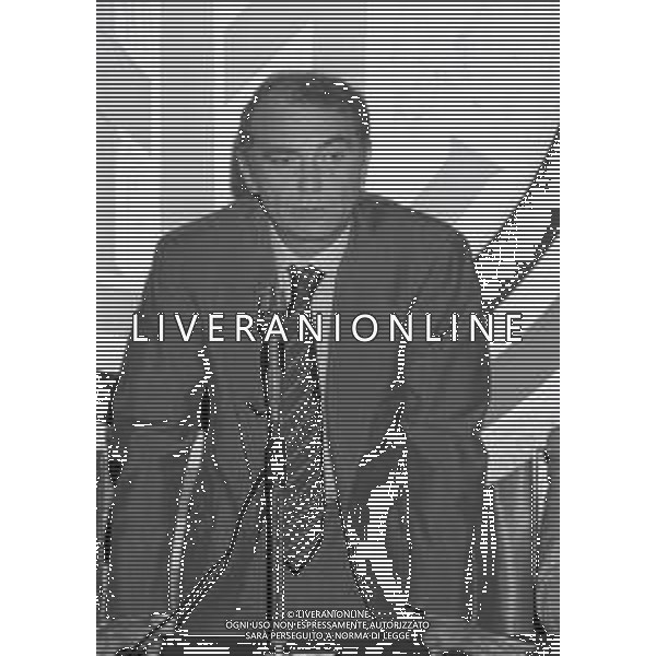 RETROSPETTIVA ERNESTO PELLEGRINI PRESIDENTE FC INTER NELLA FOTO ERNESTO PELLEGRINI NELL\'ANNO 1990  AG ALDO LIVERANI SAS 