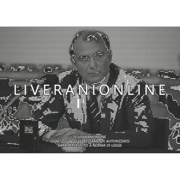RETROSPETTIVA ERNESTO PELLEGRINI PRESIDENTE FC INTER NELLA FOTO ERNESTO PELLEGRINI NELL\'ANNO 1990  AG ALDO LIVERANI SAS 