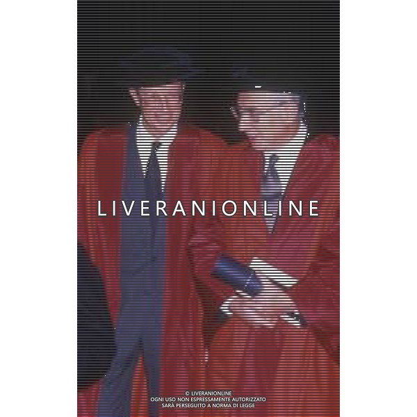 BALDOVINO principe del BELGIO, duca di Brabante, fu RE dei Belgi dal 16 luglio 1951 al 31 luglio 1993, giorno della Sua morte - RETROSPETTIVA Nella foto con Francesco Cossiga © Isopress / Archivio Giovanni Liverani / Ag. Aldo Liverani Sas