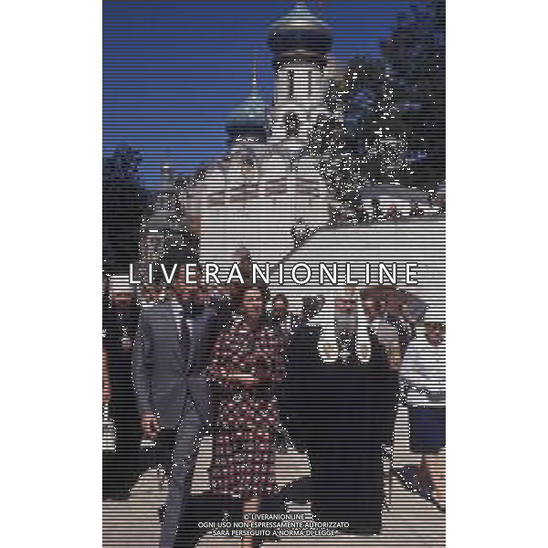 BALDOVINO principe del BELGIO, duca di Brabante, fu RE dei Belgi dal 16 luglio 1951 al 31 luglio 1993, giorno della Sua morte - RETROSPETTIVA Nella foto con la moglie FABIOLA a Mosca durante una visita in russia © ARCHIVIO GIOVANNI LIVERANI / AGENZIA ALDO LIVERANI SAS