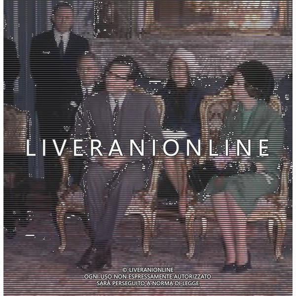 BALDOVINO principe del BELGIO, duca di Brabante, fu RE dei Belgi dal 16 luglio 1951 al 31 luglio 1993, giorno della Sua morte - RETROSPETTIVA Nella foto con la moglie FABIOLA de Mora y Aragon, Regina dei Belgi come consorte di Baldovino I. © ARCHIVIO GIOVANNI LIVERANI / AGENZIA ALDO LIVERANI SAS