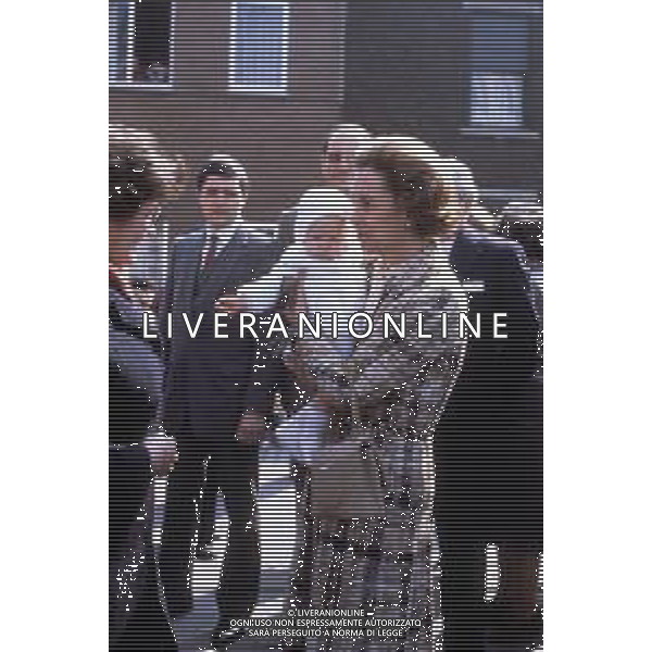 FABIOLA de Mora y Aragon del BELGIO, REGINA dei Belgi dal 16 luglio 1951 al 31 luglio 1993, come consorte di RE Baldovino I - RETROSPETTIVA Nella foto incontra la popolazione nel 1982 © ZAMBONI / ARCHIVIO GIOVANNI LIVERANI/AGENZIA ALDO LIVERANI SAS