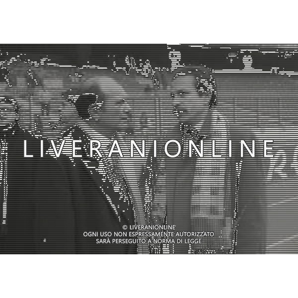 RETROSPETTIVA ERNESTO PELLEGRINI PRESIDENTE INTER NELLA FOTO ERNESTO PELLEGRINI PRESIDENTE INTER NELL\'ANNO 1994 CON RENATO ZACCARELLI AG ALDO LIVERANI SAS