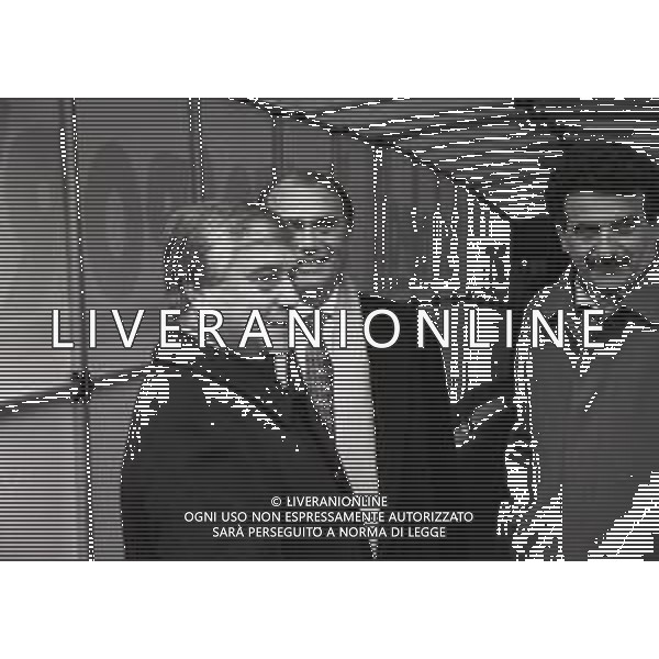 RETROSPETTIVA ERNESTO PELLEGRINI PRESIDENTE INTER NELLA FOTO ERNESTO PELLEGRINI PRESIDENTE INTER NELL\'ANNO 1994 CON ROVATTI ED EMILIANO MONDONICO AG ALDO LIVERANI SAS