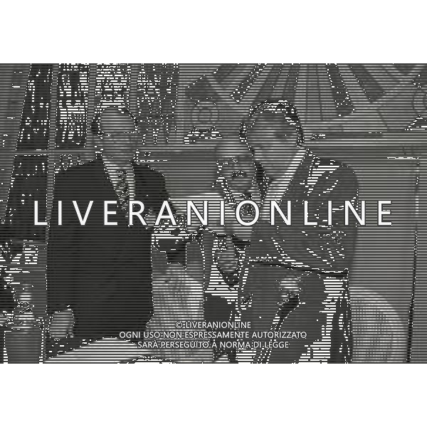RETROSPETTIVA ERNESTO PELLEGRINI PRESIDENTE INTER NELLA FOTO ERNESTO PELLEGRINI PRESIDENTE INTER NELL\'ANNO 1994 CON LUCIANO NIZZOLA AG ALDO LIVERANI SAS
