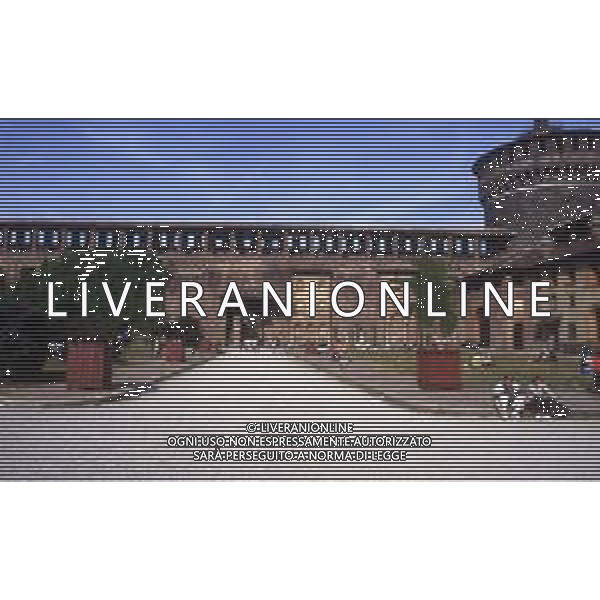 IL CASTELLO SFORZESCO della Citta\' di MILANO, eretto nel XV secolo da Francesco Sforza. Nella foto: Veduta del cortile interno ©AGENZIA ALDO LIVERANI SAS