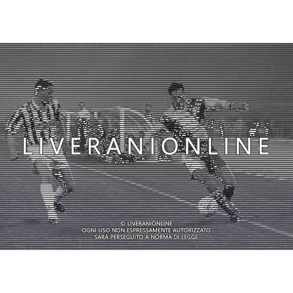 11-04-1995 TORINO-COPPA ITALIA JUVENTUS LAZIO 2-1 NELLA FOTO ALESSANDRO NESTA E SERGIO PORRINI AG ALDO LIVERANI SAS