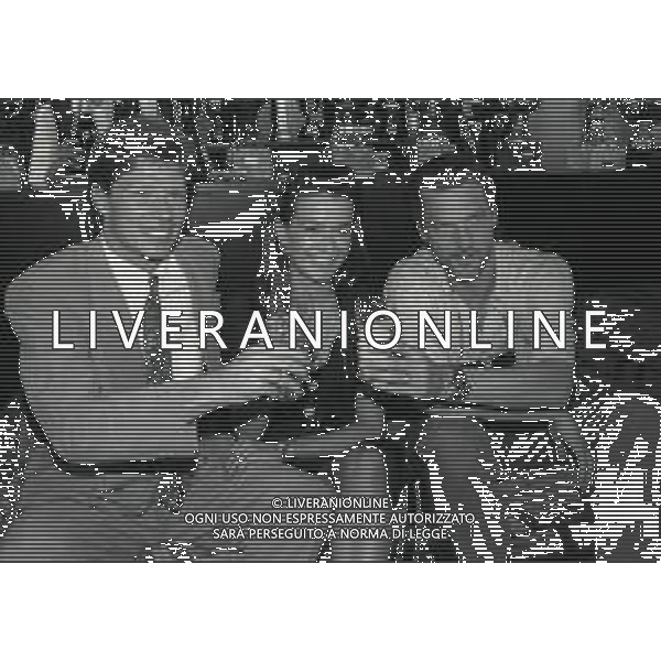 RETROSPETTIVA STEFAN REUTER CALCIATORE NELLA FOTO STEFAN REUTER CON LA MOGLIE E STEFANO TACCONI AG ALDO LIVERANI SAS