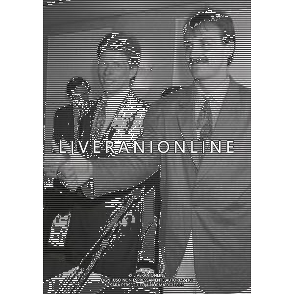 RETROSPETTIVA STEFAN REUTER CALCIATORE NELLA FOTO STEFAN REUTER E JURGEN KOHLER ALLA PRESENTAZIONE A TORINO AG ALDO LIVERANI SAS