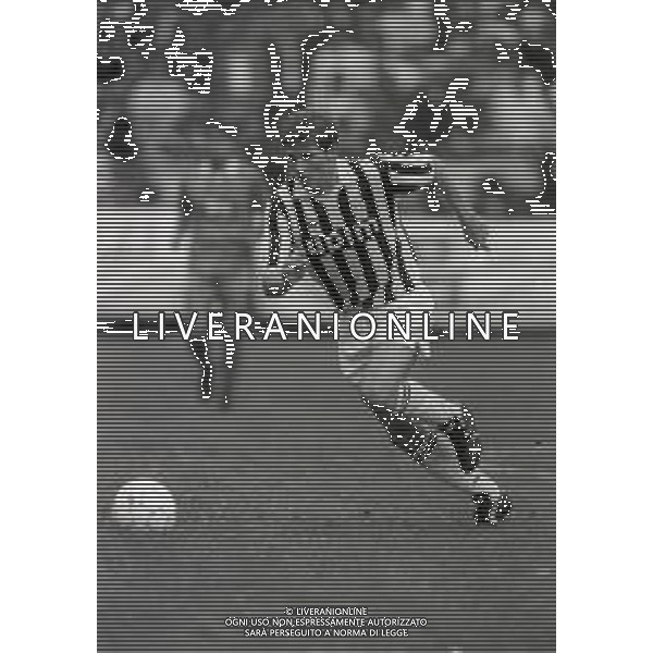 RETROSPETTIVA STEFAN REUTER CALCIATORE NELLA FOTO STEFAN REUTER CON LA MAGLIA DELLA JUVENTUS CALCIO AG ALDO LIVERANI SAS