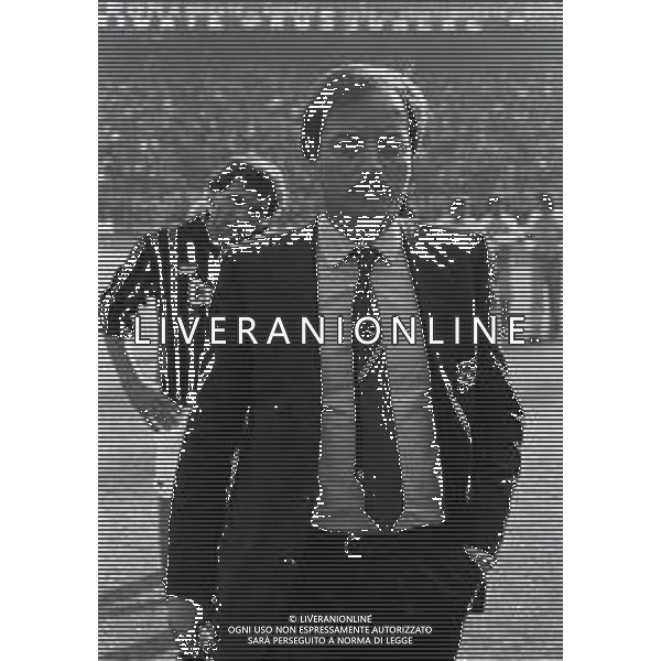 RETROSPETTIVA RENZO ULIVIERI ALLENATORE SAMPDORIA CALCIO NELLA FOTO RENZO ULIVIERI ALLENATORE SAMPDORIA CALCIO NELL\'ANNO 1983-1984 AG ALDO LIVERANI SAS