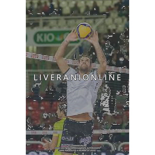 Campionato Italiano di Volley Superlega Serie A 2019/2020 Padova, Italia 24/11/2019 Kioene Padova - Top Volley Latina Nella foto: Pallaggio di Dragan Travica, Kioene Padova foto valeria lippera-alessio marini-ag aldo liverani sas