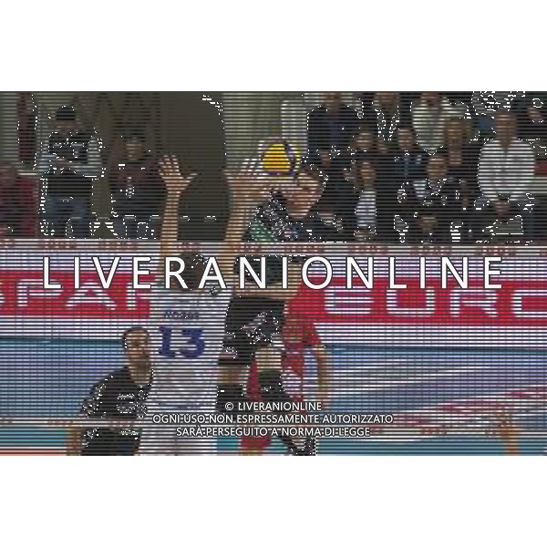 Campionato Italiano di Volley Superlega Serie A 2019/2020 Padova, Italia 24/11/2019 Kioene Padova - Top Volley Latina Nella foto: Schiacciata di Marco Volpato, Kioene Padova foto valeria lippera-alessio marini-ag aldo liverani sas
