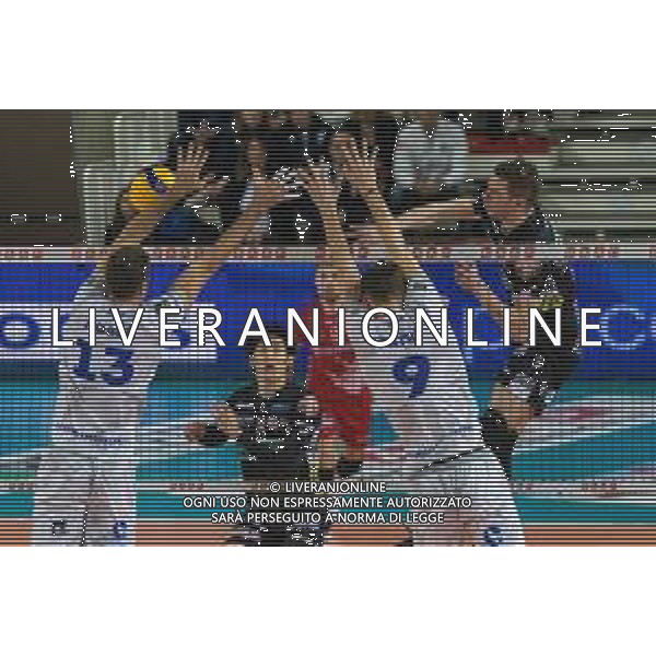 Campionato Italiano di Volley Superlega Serie A 2019/2020 Padova, Italia 24/11/2019 Kioene Padova - Top Volley Latina Nella foto: Schiacciata di Marco Volpato, Kioene Padova foto valeria lippera-alessio marini-ag aldo liverani sas
