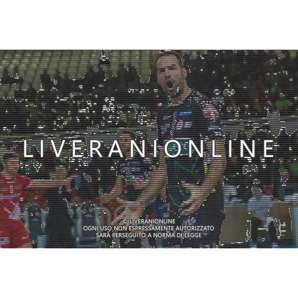 Campionato Italiano di Volley Superlega Serie A 2019/2020 Padova, Italia 24/11/2019 Kioene Padova - Top Volley Latina Nella foto: esultanza di Dragan Travica, Kioene Padova foto valeria lippera-alessio marini-ag aldo liverani sas
