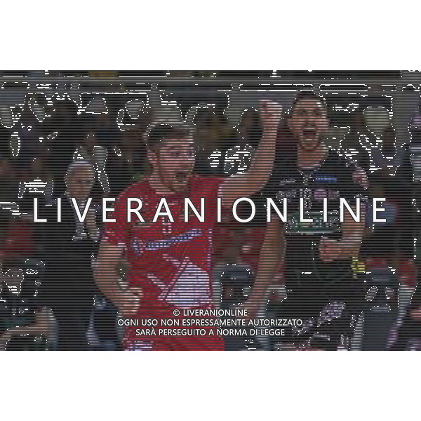 Campionato Italiano di Volley Superlega Serie A 2019/2020 Padova, Italia 24/11/2019 Kioene Padova - Top Volley Latina Nella foto: esultanza di Santiago Danani, Kioene Padova foto valeria lippera-alessio marini-ag aldo liverani sas