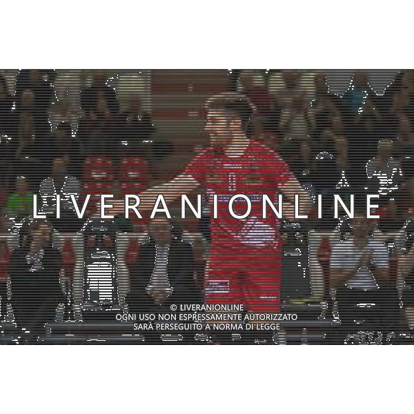 Campionato Italiano di Volley Superlega Serie A 2019/2020 Padova, Italia 24/11/2019 Kioene Padova - Top Volley Latina Nella foto: esultanza di Santiago Danani, Kioene Padova foto valeria lippera-alessio marini-ag aldo liverani sas