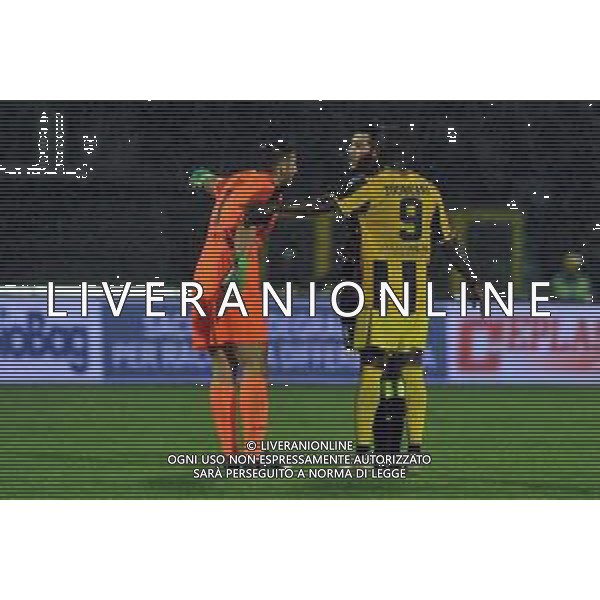 Ternana vs Viterbese Campionato Serie C - 16 giornata Stadio Libero Liberati - Terni 23-11-2019 nella foto Proteste Viterbese con l\'arbitro D\'Ascanio FOTO FEDERICO GAETANO-AG ALDO LIVERANI SAS