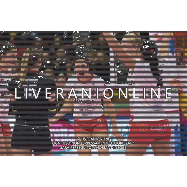Campionato Italiano di Volley Serie A1 Femminile 2019/2020 Busto Arsizio, Italia 23/11/2019 Unet E-Work Busto Arsizio vs Bosca S.Bernardo Cuneo Nella foto: esultanza di Carlotta Cambi (Bosca S.Bernardo Cuneo) FOTO ELISA CALABRESE-ALESSIO MARINI-AG ALDO LIVERANI SAS