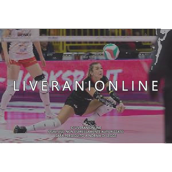 Campionato Italiano di Volley Serie A1 Femminile 2019/2020 Busto Arsizio, Italia 23/11/2019 Unet E-Work Busto Arsizio vs Bosca S.Bernardo Cuneo Nella foto: bagher di Giorgia Zannoni (Bosca S.Bernardo Cuneo) FOTO ELISA CALABRESE-ALESSIO MARINI-AG ALDO LIVERANI SAS