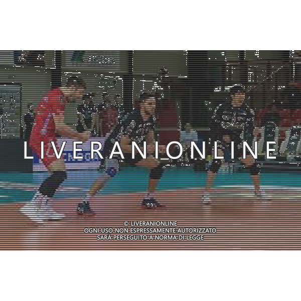 Campionato Italiano di Volley Superlega Serie A 2019/2020 Padova, Italia 24/11/2019 Kioene Padova - Top Volley Latina Nella foto: eesultanza di Kioene Padova FOTO VALERIA LIPPERA-ALESSIO MARINI-AG ALDO LIVERANI SAS