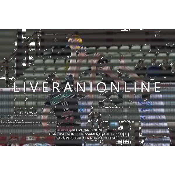 Campionato Italiano di Volley Superlega Serie A 2019/2020 Padova, Italia 24/11/2019 Kioene Padova - Top Volley Latina Nella foto: Schiacciata di Marco Volpato, Kioene Padova FOTO VALERIA LIPPERA-ALESSIO MARINI-AG ALDO LIVERANI SAS