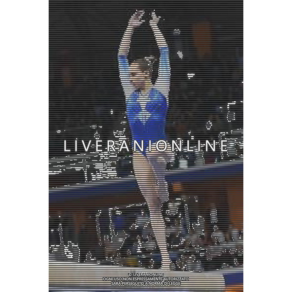 Sarah Voss (Germania) Fastweb Grand Prix di Ginnastica Milano 23-11-2019 Allianz Cloud PalaLido foto Roberto Garavaglia - ag. Aldo Liverani sas
