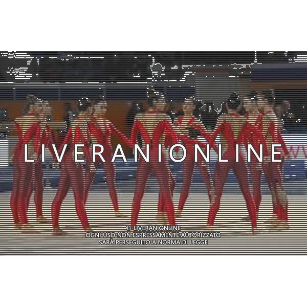 le ginnaste della Squadra Nazionale di Ginnastica Ritmica Fastweb Grand Prix di Ginnastica Milano 23-11-2019 Allianz Cloud PalaLido foto Roberto Garavaglia - ag. Aldo Liverani sas