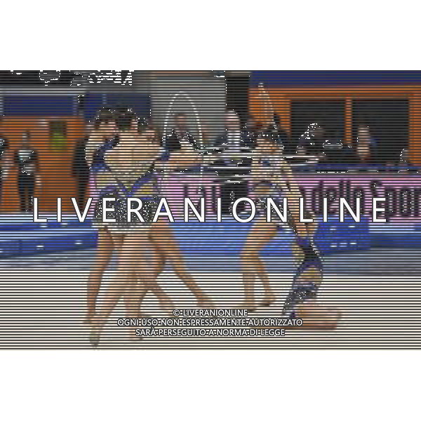 le ginnaste della Squadra Nazionale di Ginnastica Ritmica Fastweb Grand Prix di Ginnastica Milano 23-11-2019 Allianz Cloud PalaLido foto Roberto Garavaglia - ag. Aldo Liverani sas
