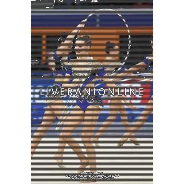 le ginnaste della Squadra Nazionale di Ginnastica Ritmica Fastweb Grand Prix di Ginnastica Milano 23-11-2019 Allianz Cloud PalaLido foto Roberto Garavaglia - ag. Aldo Liverani sas