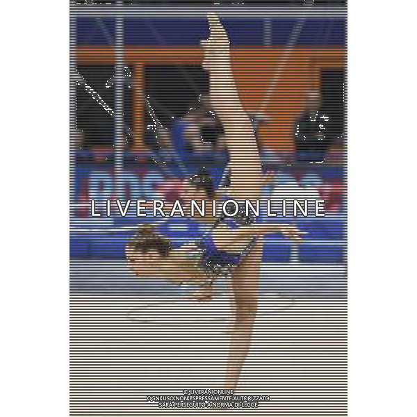le ginnaste della Squadra Nazionale di Ginnastica Ritmica Fastweb Grand Prix di Ginnastica Milano 23-11-2019 Allianz Cloud PalaLido foto Roberto Garavaglia - ag. Aldo Liverani sas