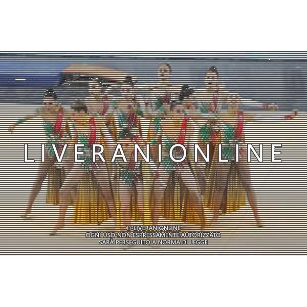 le ginnaste della Squadra Nazionale di Ginnastica Ritmica Fastweb Grand Prix di Ginnastica Milano 23-11-2019 Allianz Cloud PalaLido foto Roberto Garavaglia - ag. Aldo Liverani sas