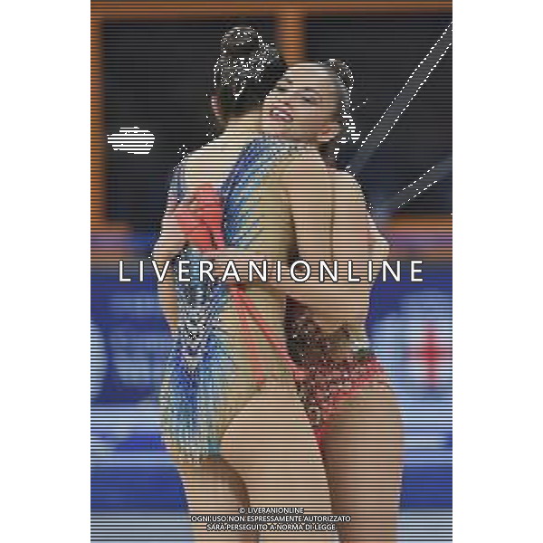 Milena Baldassarri SX e Neviana Vladinova (Bulgaria) DX Fastweb Grand Prix di Ginnastica Milano 23-11-2019 Allianz Cloud PalaLido foto Roberto Garavaglia - ag. Aldo Liverani sas