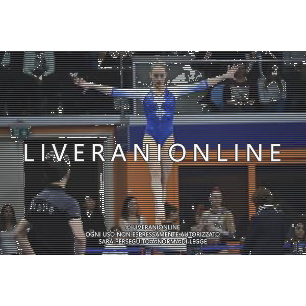 Sarah Voss (Germania) Fastweb Grand Prix di Ginnastica Milano 23-11-2019 Allianz Cloud PalaLido foto Roberto Garavaglia - ag. Aldo Liverani sas