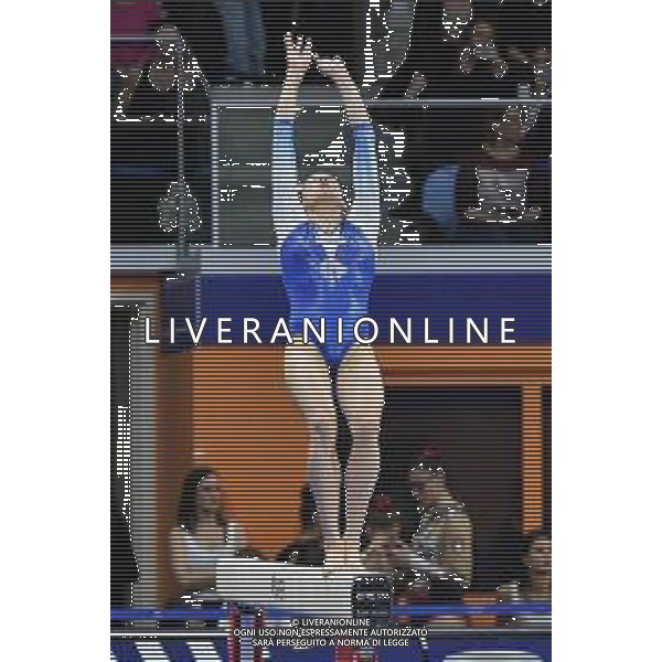 Sarah Voss (Germania) Fastweb Grand Prix di Ginnastica Milano 23-11-2019 Allianz Cloud PalaLido foto Roberto Garavaglia - ag. Aldo Liverani sas