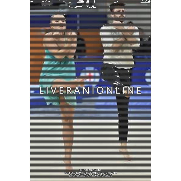 Michela Castoldi e Davide Donati Fastweb Grand Prix di Ginnastica Milano 23-11-2019 Allianz Cloud PalaLido foto Roberto Garavaglia - ag. Aldo Liverani sas