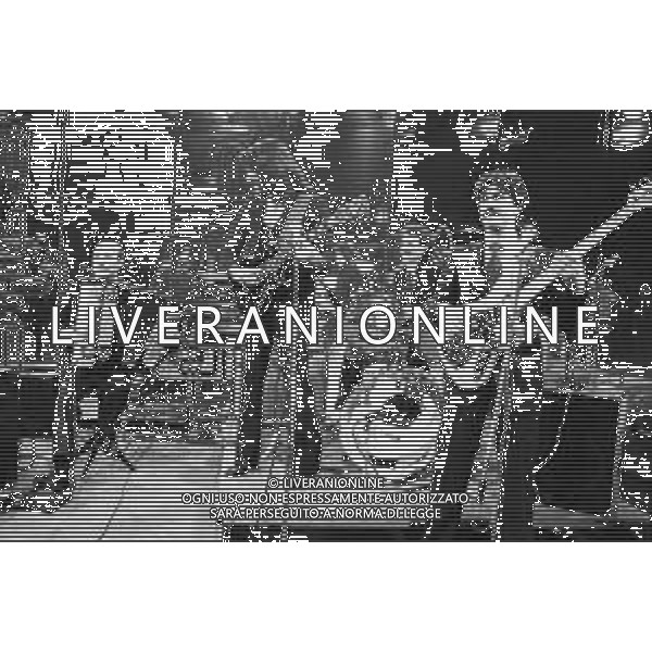 BLITZ, programma televisivo trasmesso sulla Rete 2, condotto da Gianni Mina\', Milano Maggio 1983 - RETROSPETTIVA ©Archivio Giovanni Liverani/AGENZIA ALDO LIVERANI SAS