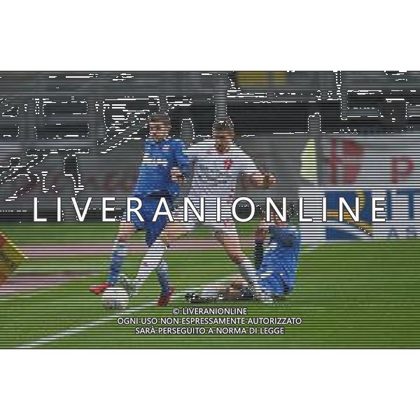 Campionato Italiano di Calcio Serie C - Lega Pro 2019/2020 Padova, Italia 24/11/2019 Padova vs Rimini Nella foto: Scott Arlotti (Rimini) e KRESIC Anton (Padova) ©Ettore Griffoni /Alessio Marini / AGENZIA ALDO LIVERANI SAS