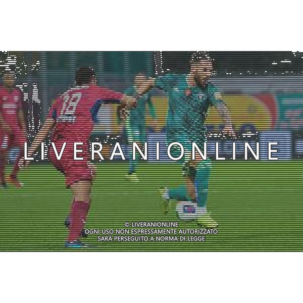 Campionato Italiano di Calcio Serie B 2019/2020 Cittadella (PD), Italia 24/11/2019 Cittadella vs Pisa Nella foto: azione di Davide Moscardelli dell\' AC Pisa FOTO ALESSIO MARINI-AG ALDO LIVERANI SAS