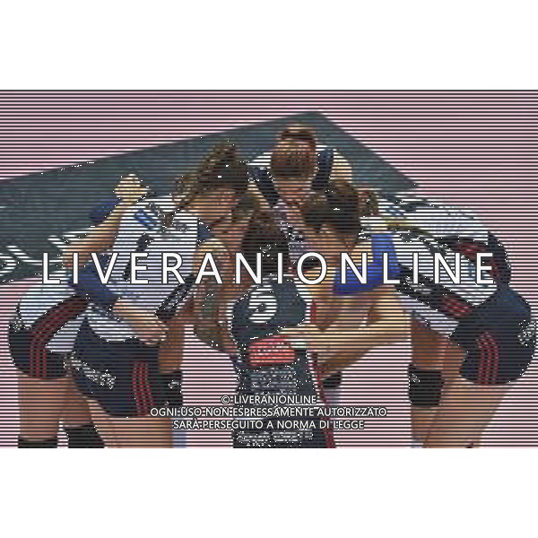 Campionato Italiano di Volley Serie A1 Femminile 2019/2020 Firenze, Italia 24/11/2019 Il Bisonte Firenze vs Zanetti Bergamo Nella foto: Zanetti Bergamo FOTO LISA GUGLIELNI-ALESSIO MARINI-AG ALDO LIVERANI SAS