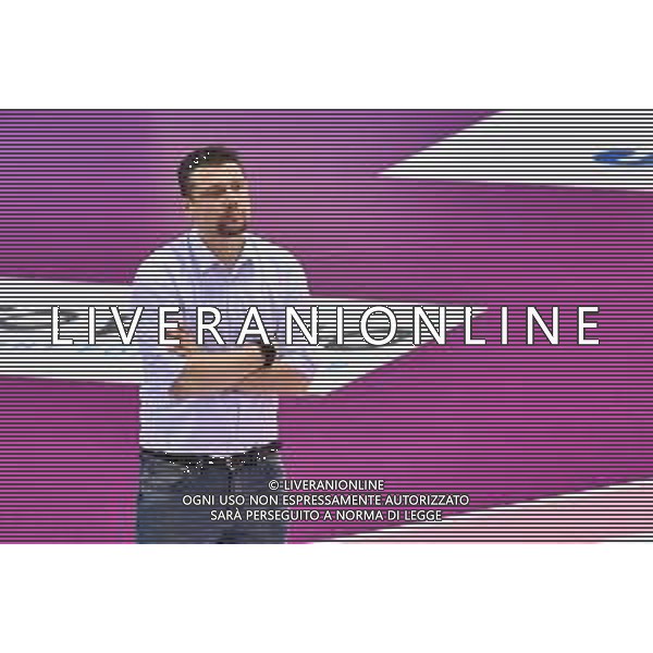 Campionato Italiano di Volley Serie A1 Femminile 2019/2020 Firenze, Italia 24/11/2019 Il Bisonte Firenze vs Zanetti Bergamo Nella foto: Daniele Turino (allenatore Zanetti Bergamo) FOTO LISA GUGLIELNI-ALESSIO MARINI-AG ALDO LIVERANI SAS