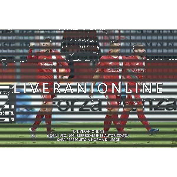 Rigoni esulta dopo il suo gol dell’1 a 0 Monza Monza vs Alessandria Campionato Serie C girone A - 16° giornata Monza 24-11-2019 - Stadio Brianteo foto Roberto Garavaglia - ag. Aldo Liverani sas