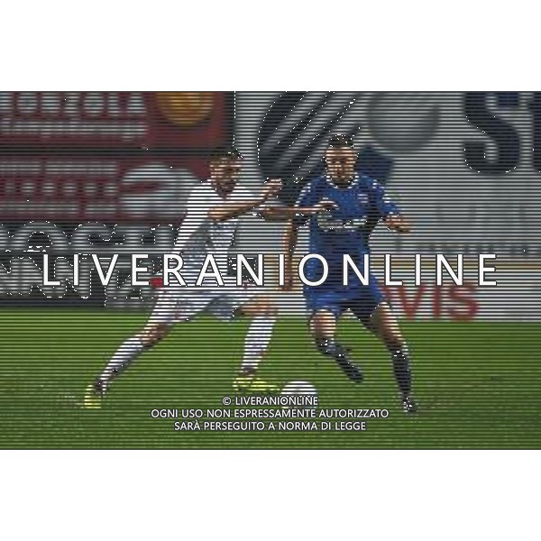 Campionato Italiano di Calcio Serie C - Lega Pro 2019/2020 Padova, Italia 24/11/2019 Padova vs Rimini Nella foto: Valerio Nava (Rimini) ostacolato da PELAGATTI Carlo (Padova) ©Ettore Griffoni- Alessio Marini/AGENZIA ALDO LIVERANI SAS