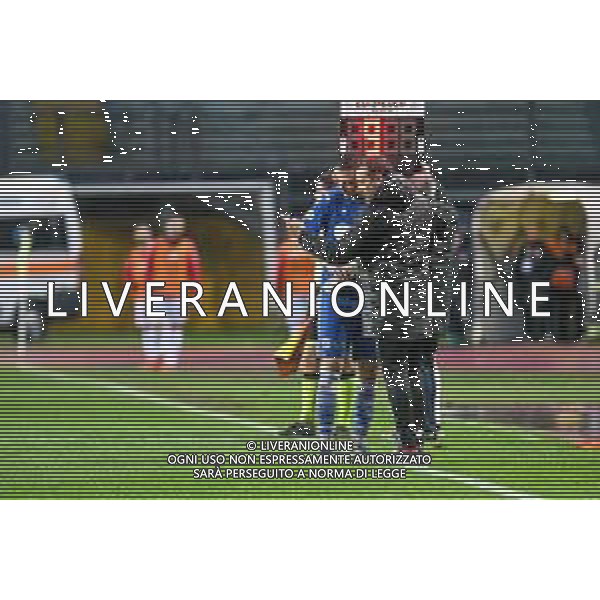 Campionato Italiano di Calcio Serie C - Lega Pro 2019/2020 Padova, Italia 24/11/2019 Padova vs Rimini Nella foto: Giovanni Colella (Mister Rimini) da indicazioni a Valerio Nava (Rimini) ©Ettore Griffoni- Alessio Marini/AGENZIA ALDO LIVERANI SAS
